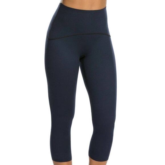 Spanx Shaping Compression Crop Legging Lapis Night Size Small - Picture 1 of 10
